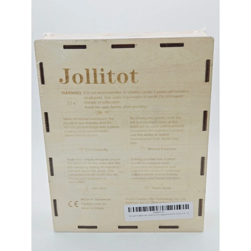 Jollitot Paper Hummingbird Creative Wooden Puzzle 200 Pieces Size M New